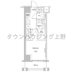 ザ・パークハビオ文京江戸川橋の物件間取画像